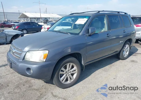 2007 Toyota Highlander Hybrid Limited V6 from USA, damaged, VIN JTEDW21A870019582